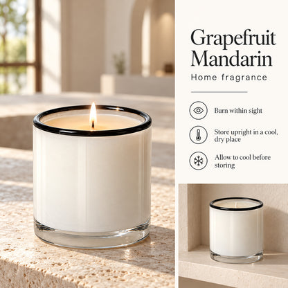 Grapefruit Mandarin Scented Candle, Soy Wax Blend, 15.5 oz